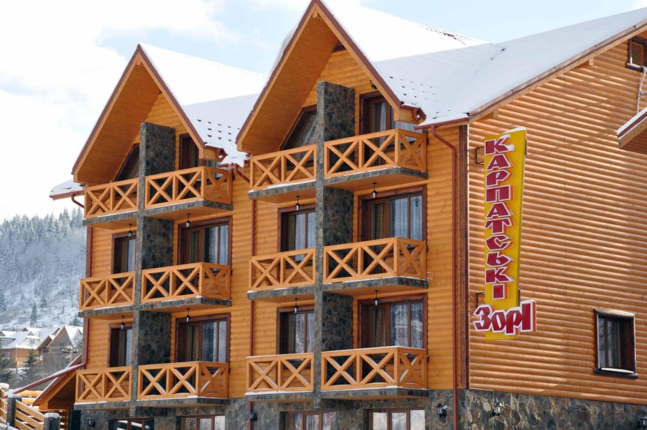 Karpatski Zori Hotel Bukowel Exterior foto